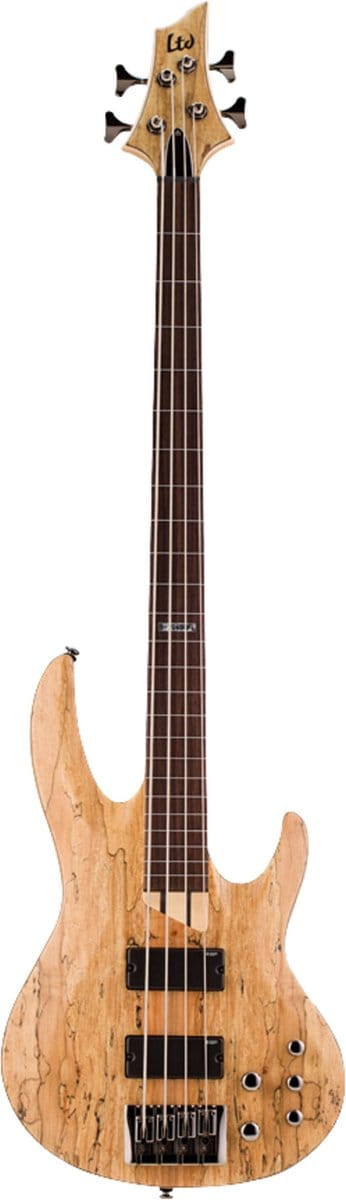 ESP LTD B-204SM-FL NS Fretless Natural Satin - Elektrische basgitaar