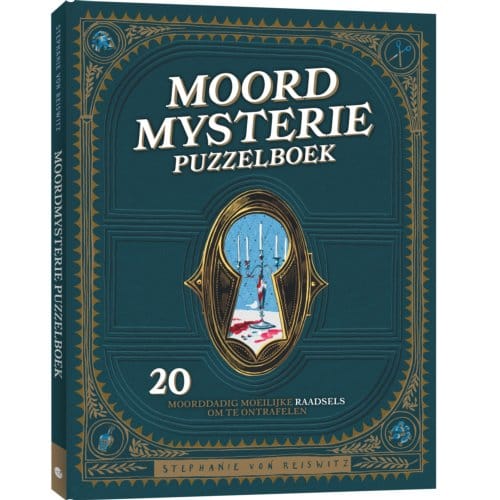 Puzzelboek - Moordmysterie - 20 raadsels - Avontuur - Humor - Elegantie