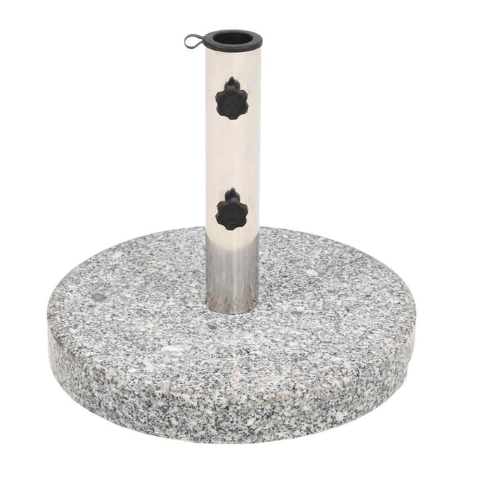 vidaXL - Parasolvoet - rond - 20 - kg - graniet