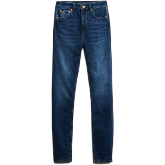 Hoge taille skinny jeans voor vrouwen Superdry