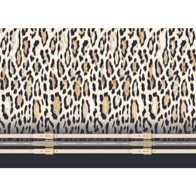 Mucho Gusto Jurk san rafael luipaardprint met riemen