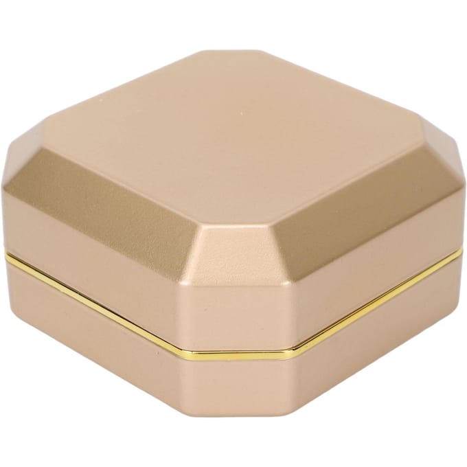 LED Armband Opbergdoos Draagbaar Elegant Sieraden Armband Display Koffer Organizer voor Bruiloft goud