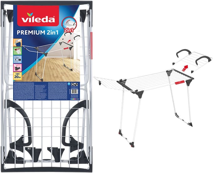 Vileda Premium 2in1 Droogrek - 18 m drooglengte