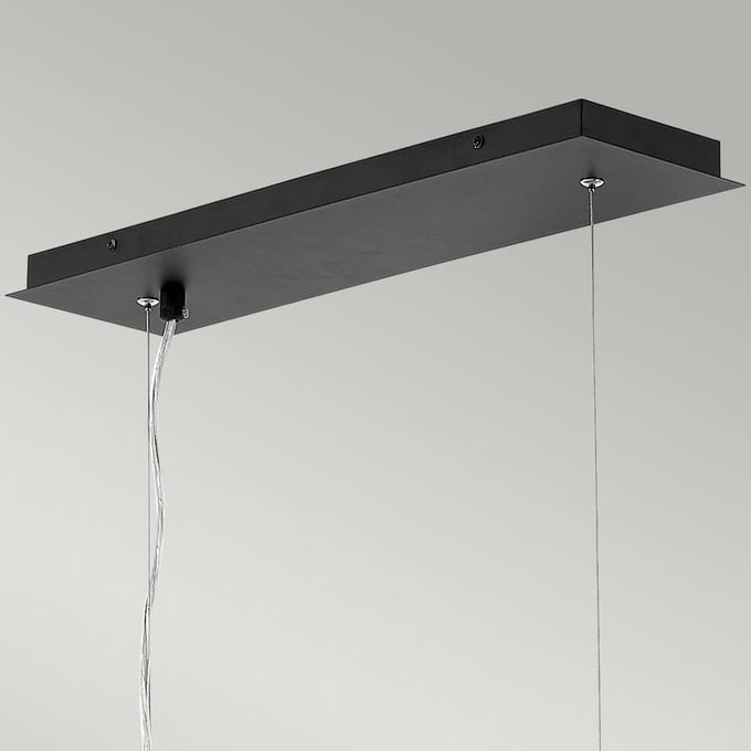 Licht-Erlebnisse - Venina - Hanglamp - E27 - van - Staal - in - Zwart mat goud