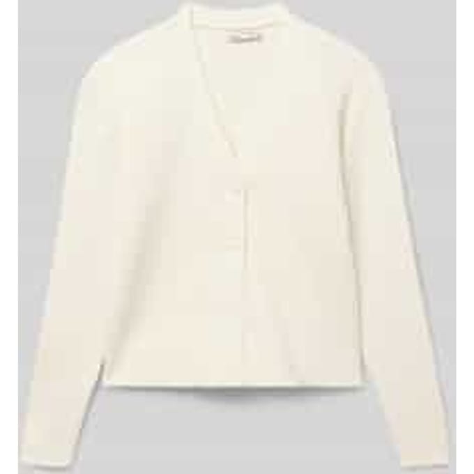 Regular fit gebreid jack van viscosemix, model 'MANDY'