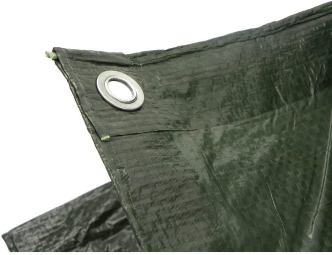 GEKO Dikke groene dekzeil 6x10m - Weerbestendig en duurzaam