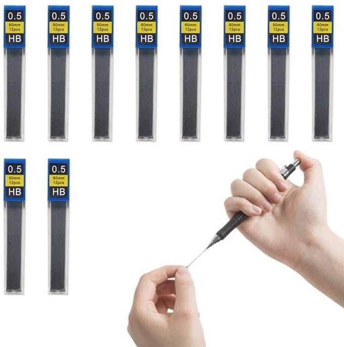 Allecto - Onbreekbare Vullingen - 120 Stuks - 0,5 mm - voor Kunst en
