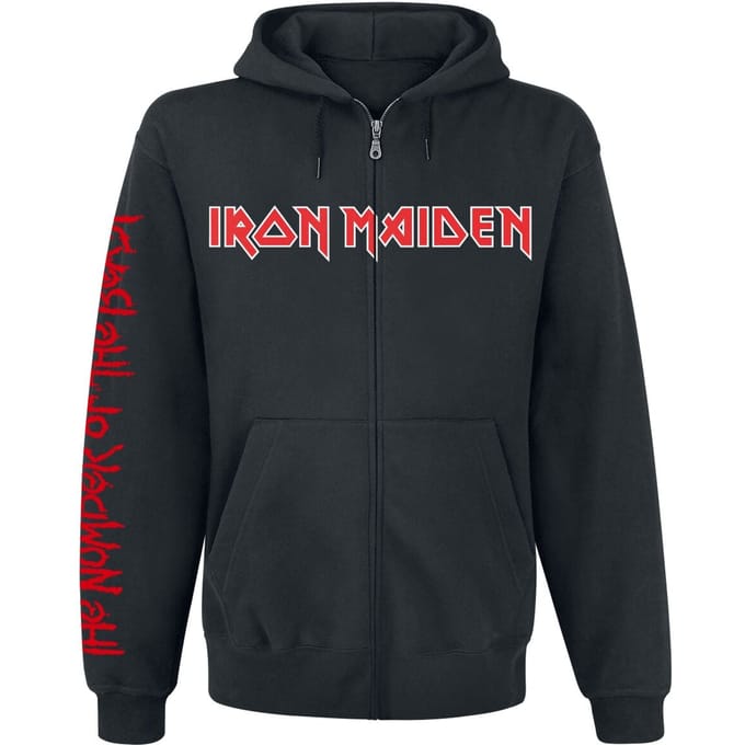 Iron Maiden Vest met capuchon - NOTB - S tot XXL - voor  - zwart