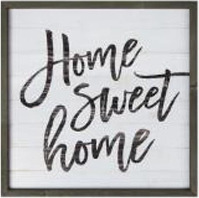 Wandbord Home sweet home