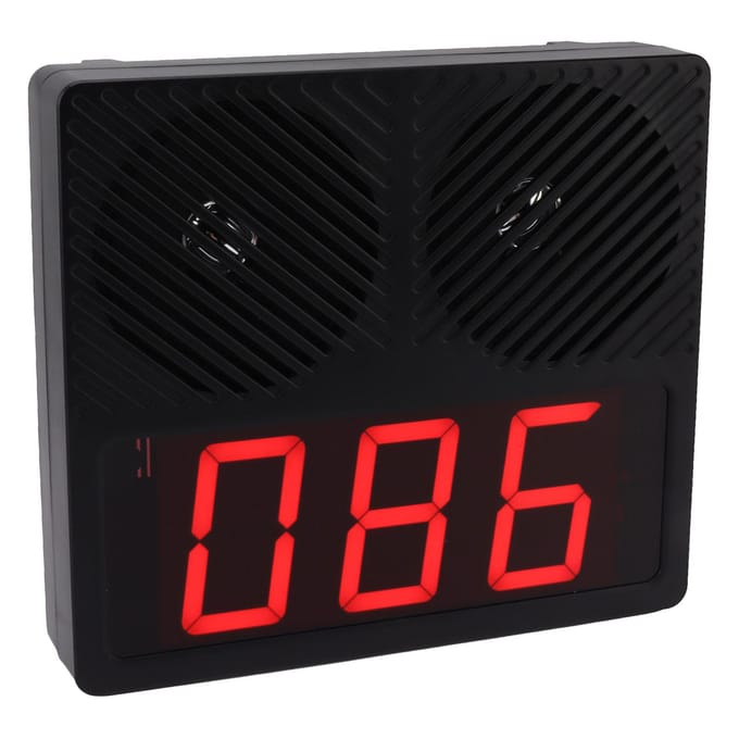 Wachtrijsysteem 20W Luid Volume Draadloos Restaurant Wachtnummer Systeem voor Restaurant black