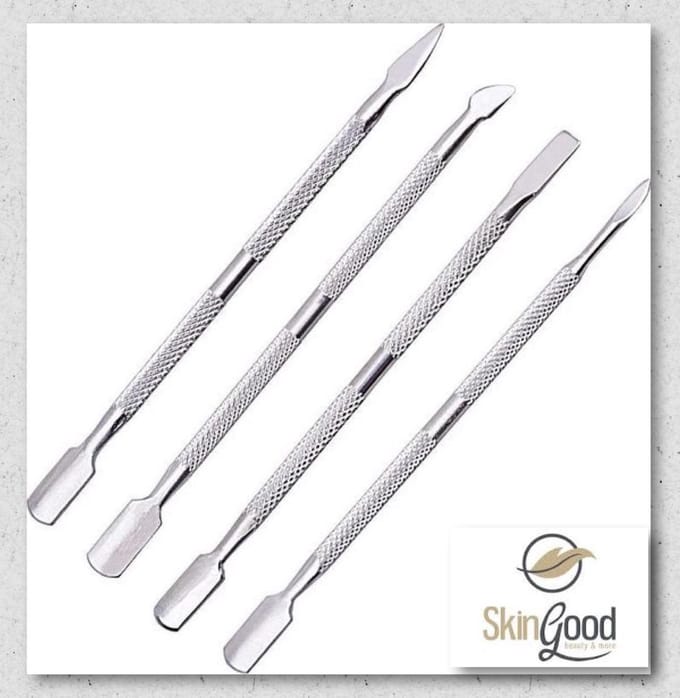 Nagelverzorgingsset - Nagelriem drukker - Nagelstylingset - RVS - set van 4 tools - kado idee - sint - kerst