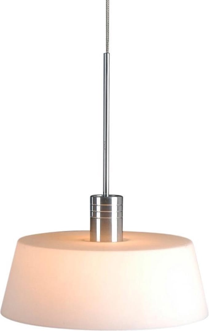 Hanglamp LED NotÂ?R 1X50W G6.35 Nikkel Gl.Wit