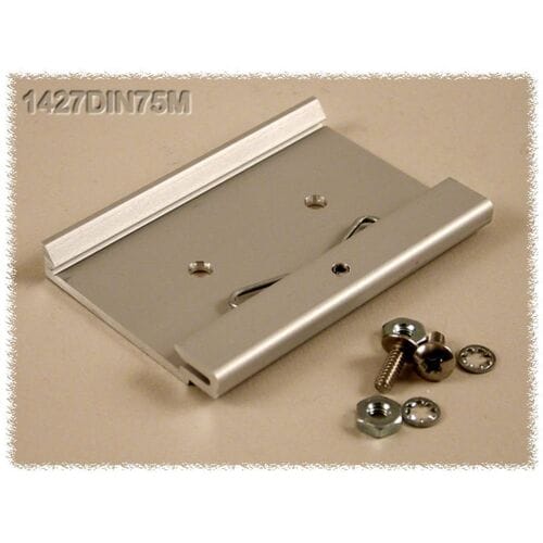 Hammond Electronics 1427DIN75M DIN-clip Voor DIN-rail montage 1 stuk(s)