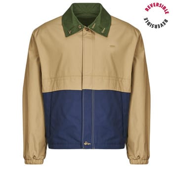 Levi's Rex Reversible Canvas Jacket Tan Maat: S | Lichte Jassen Outlet | Heren | Beige