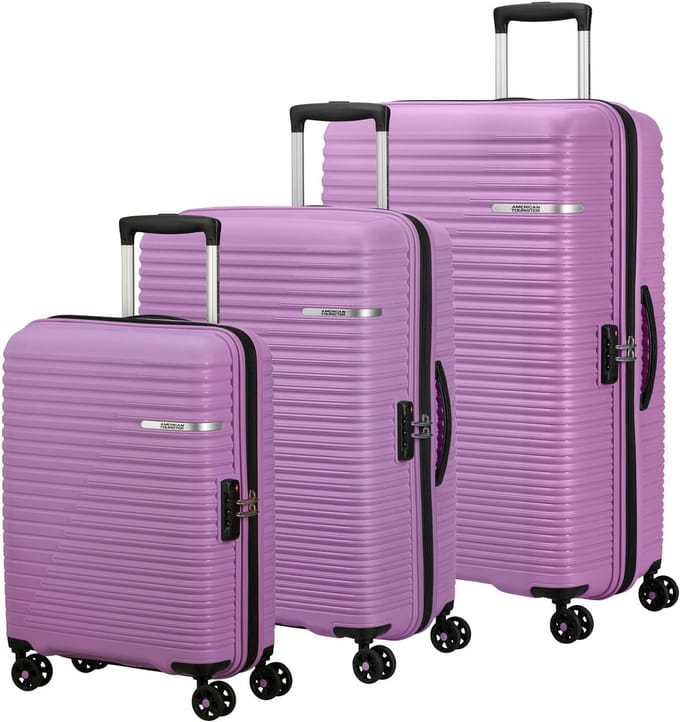 American Tourister trolley Liftoff 3 PC Set D Violet Pink paars 79cm