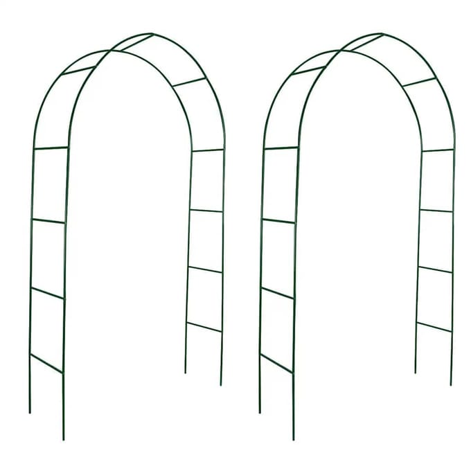 2x Tuin Rozenboog Pergola Klimrek Rozenzuil