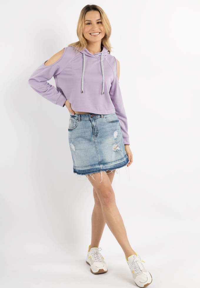 IZIA Cropped Hoodie eyota