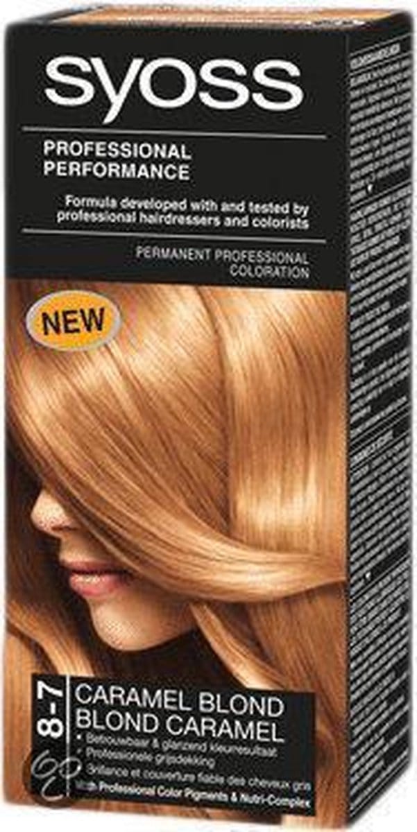 SYOSS colors cream 8-7 Caramel Blond - Haarverf