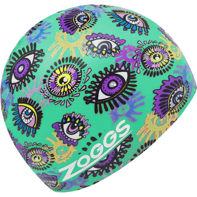 Zoggs Silicone Printed Zwembadmuts Veelkleurig