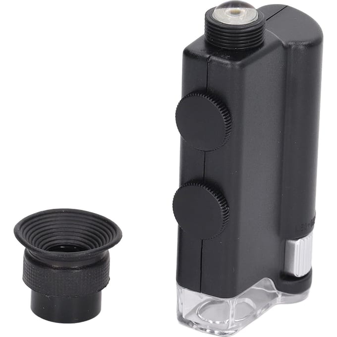 Draagbare Microscoop 200x tot 240x Optische Zoom Handheld Zak Mini Microscoop met UV-licht voor
