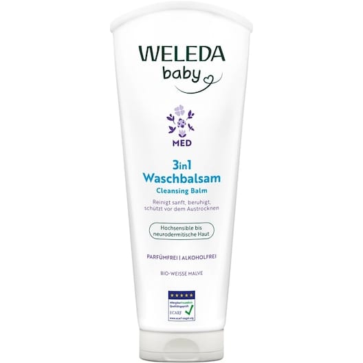 WELEDA Baby's en kinderen Witte wasbalsem 3in1 Babyzeep & -douchegel Dames 200 ml