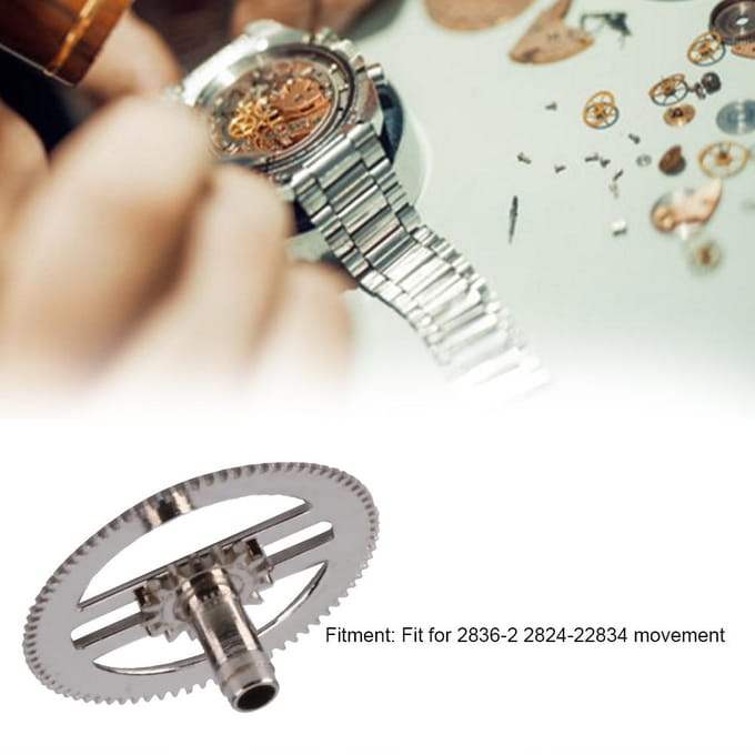 Horloge Minuutwiel Horloge Vervangingsonderdeel voor 2836-2 2824-22834 Uurwerk gray