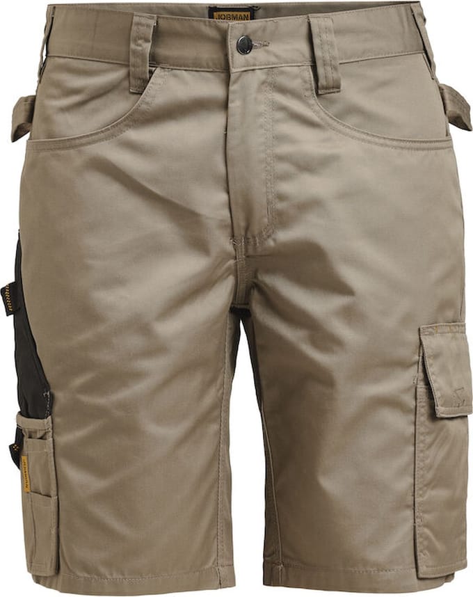 Jobman 2723 Service Shorts 65272320 - Khaki/Zwart - C46