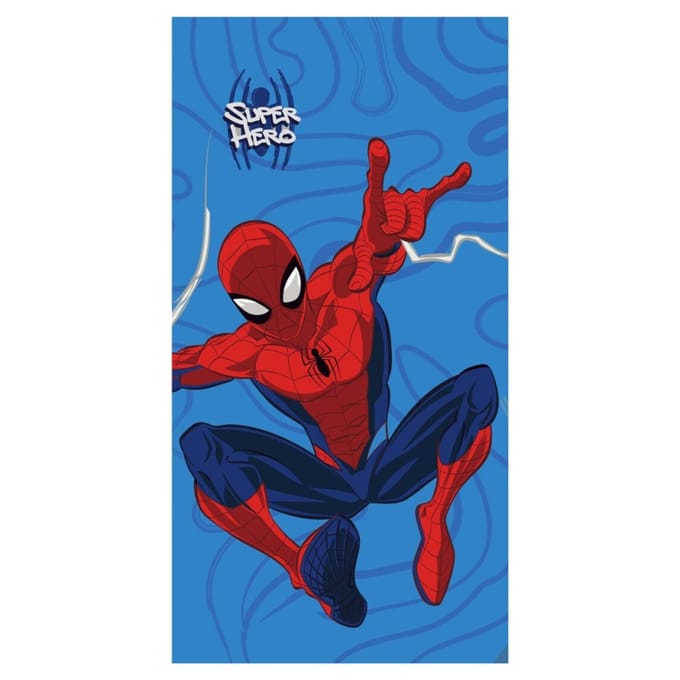 Spiderman strandlaken Super Hero 70 x 140 cm katoen