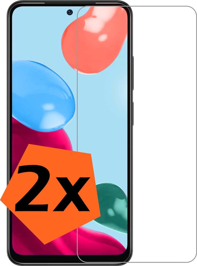 Screenprotector - 2 Stuks - Geschikt voor Xiaomi Redmi Note 11s - Extra Sterk - Gehard Glas - Beschermglas - Tempered Glass - Screen Protector