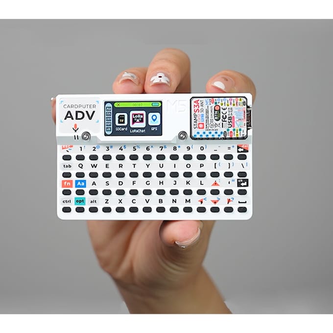 M5Stack Cardputer Adv Versie ESP32 Draagbare Computer M5StampS3A Ontwikkelingskit 1,14 Inch Scherm 56 Toetsen Toetsenbordkaart