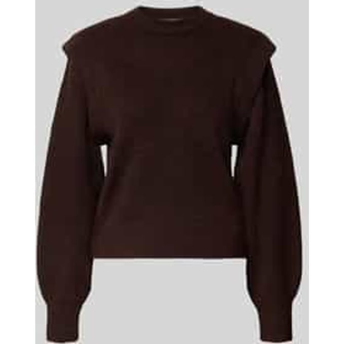 Scotch & Soda Shoulder Detail Crew Neck Pullover Chocolate Plum Taglia: XS | Maglioni a maglia Outlet | Donna | Marrone