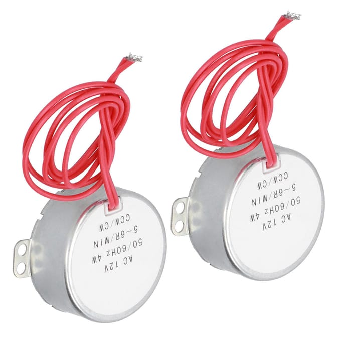 2 Stuks AC Motor Synchroon CCWCW Micro Machinegereedschap Accessoires AC12V 56RMIN 4W