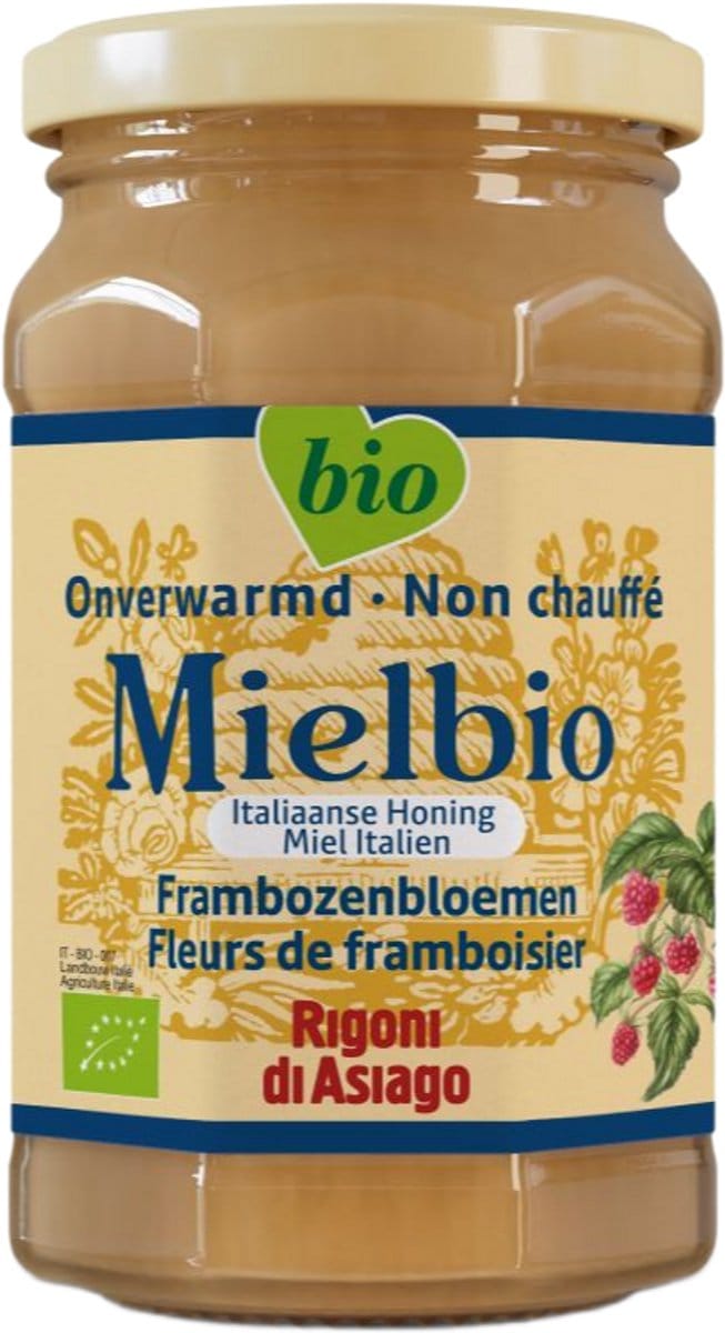 Mielbio Italiaanse Honing Framobozenbloesem Bio 300GR