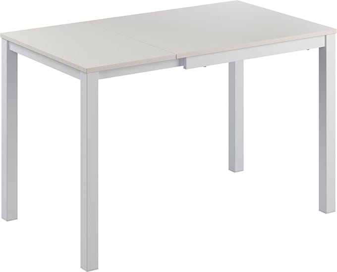 Vicco Eettafel Granny, Wit, 80-120 x 70 cm Uitschuifbaar