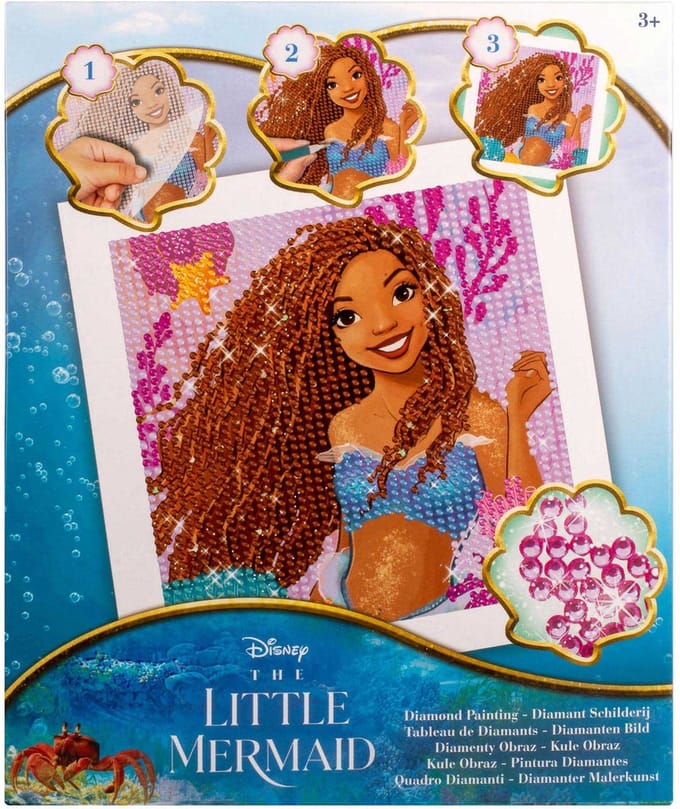 Canenco mozaïek speelgoed The Little Mermaid strass steentjes creatief.