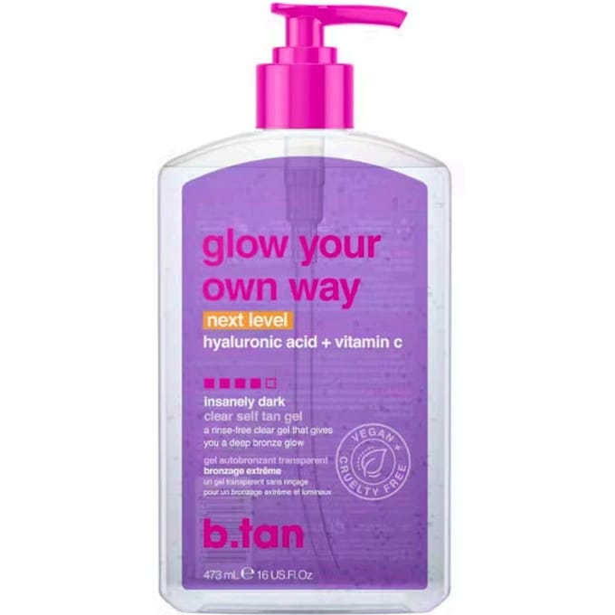 b.tan - glow your own way next level - self tan gel 473ml