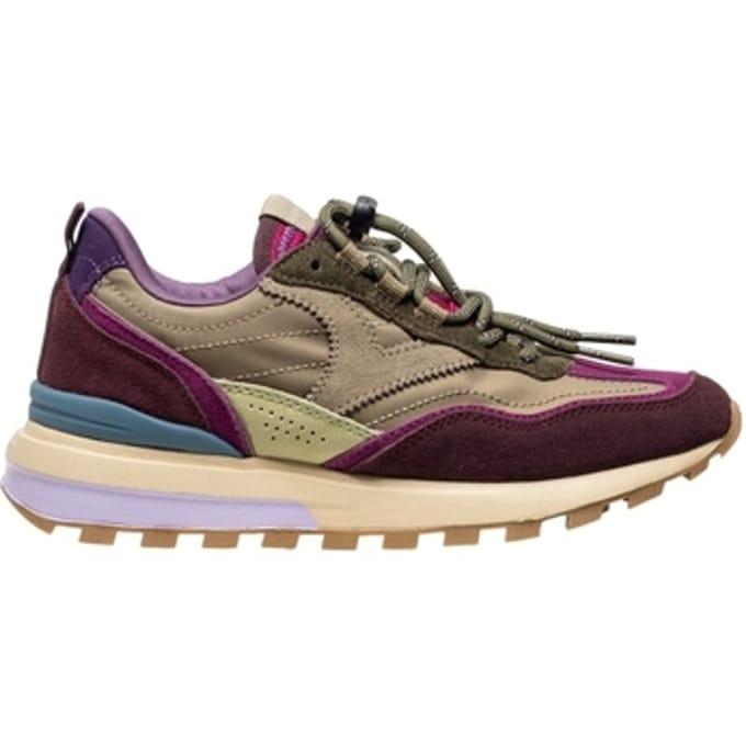 Nylon en suède sneakers Victoria Luna