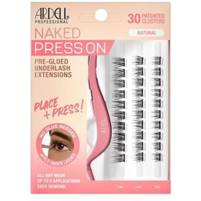 Ardell Press On Voorgelijmde Wimperverlengingen Voor Onder De Wimpers #naked Natural 30 Stuks