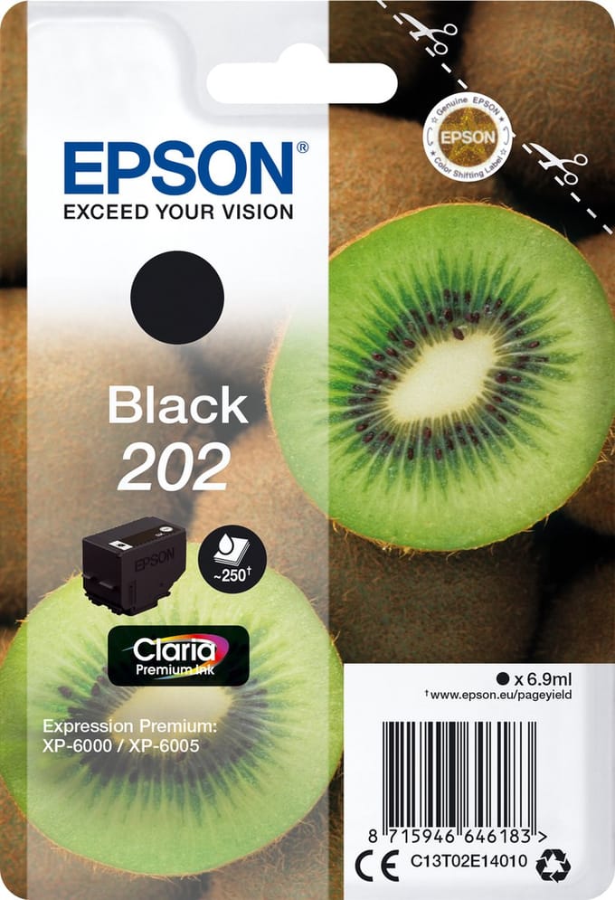 Compatibele inktcartridge Epson C13T02E14020 Zwart