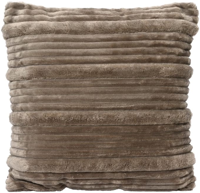 Sierkussen polyester grijs 45x45cm