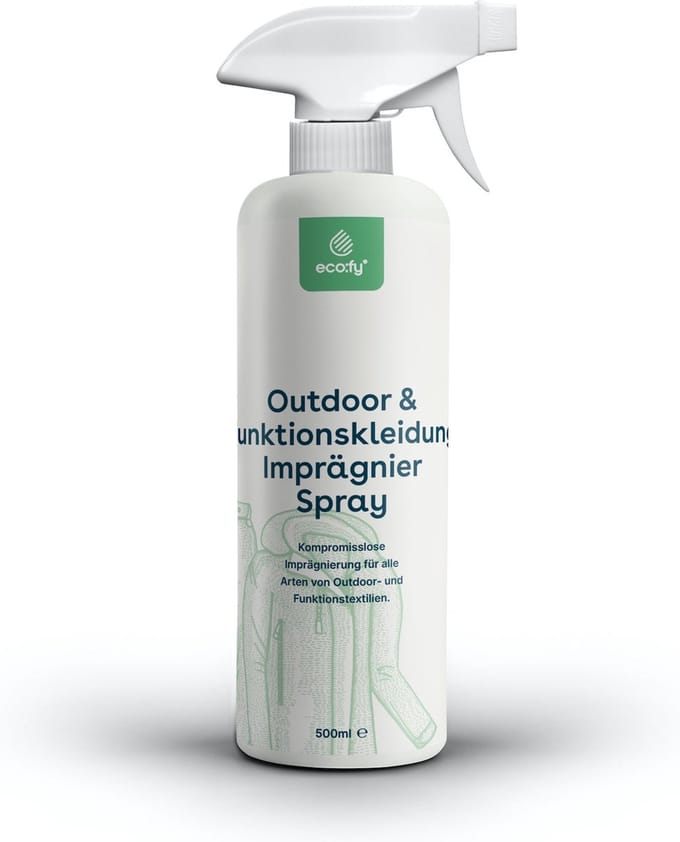 eco:fy® Textiel Impregneermiddel Spray • waterdicht maken, impregneren, PFC-vrij