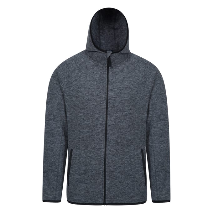 Mountain Warehouse Heren Snowdon II Full Zip Hoodie (Zwart)