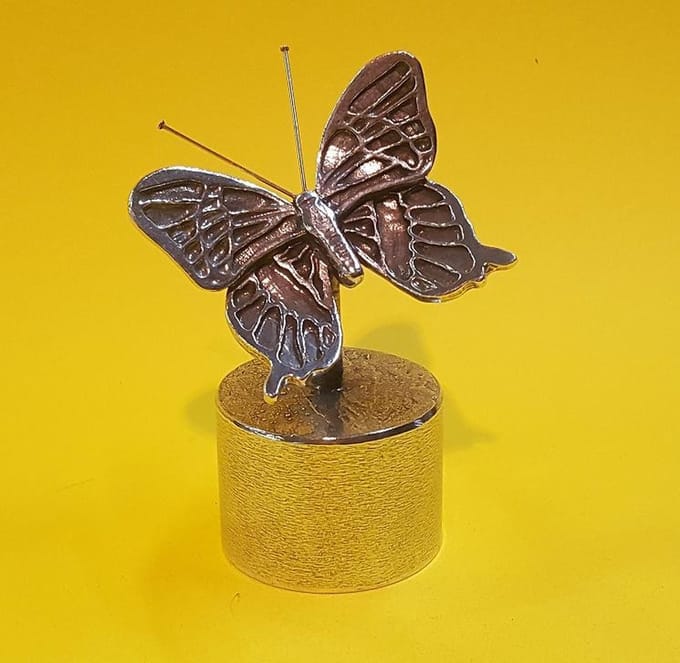 Urn vlinder symbool van vrijheid