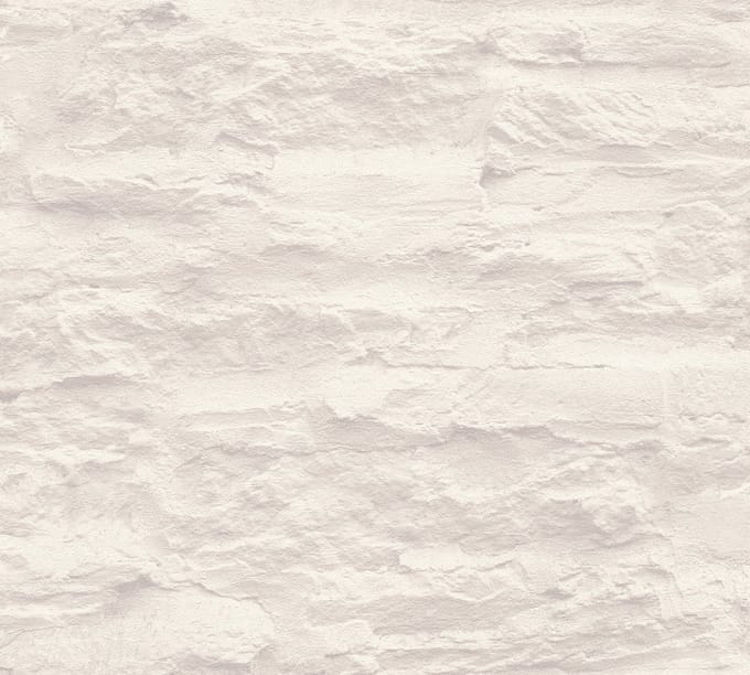 NATUURSTEEN BEHANG | industrieel - Crème Wit - A.S. Création Elements 2