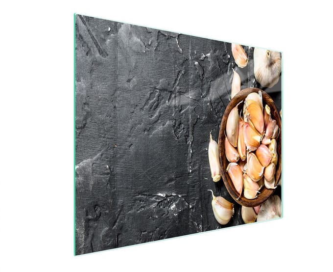 TMK ArtDeko Serie - Snijplank van Gehard Glas - 52x30 cm - Culinair-Motief