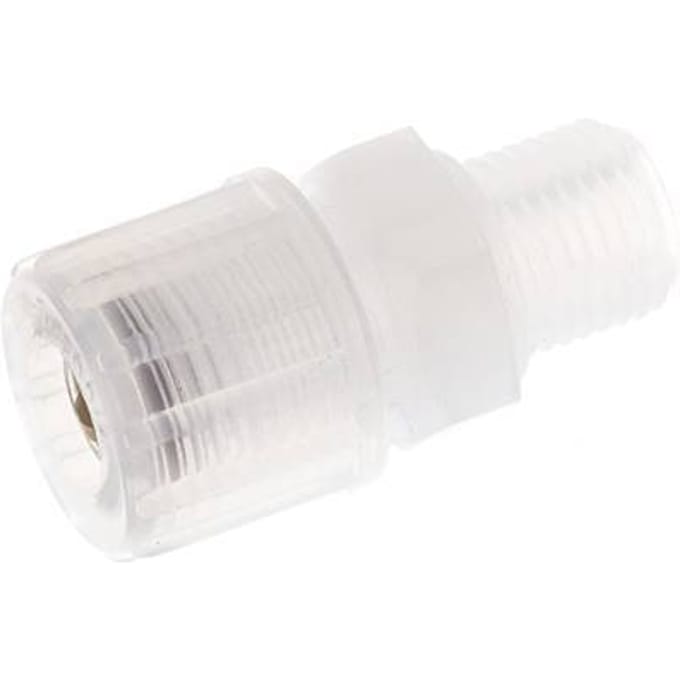 10x8mm & G1/4'' PFA Rechte Snijringkoppeling Buitendraad 10bar