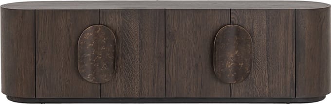 Tower living Allure TV cabinet 4 drs 180x40x50 espresso