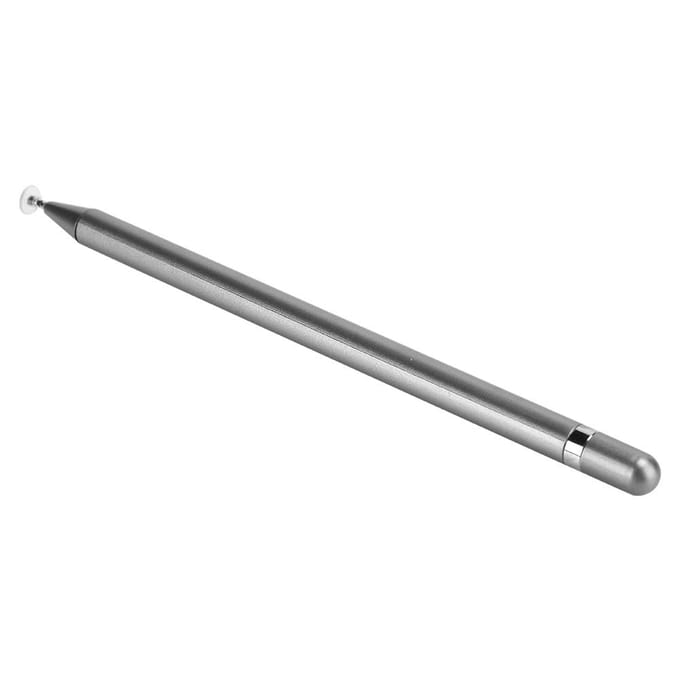 Stylet tactile universel pour tablette, crayon capacitif pour dessin, compatible avec smartphones Android et iOS grise