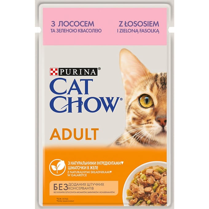 26x85g Zalm Cat Chow Kattenvoer Nat