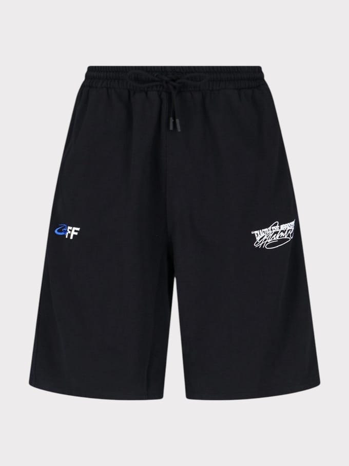 Off-white Exact Opposite Skate Sweatshorts Zwart